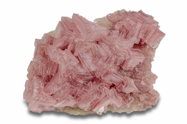 Pink Halite Crystal Cluster - Trona, California #286539